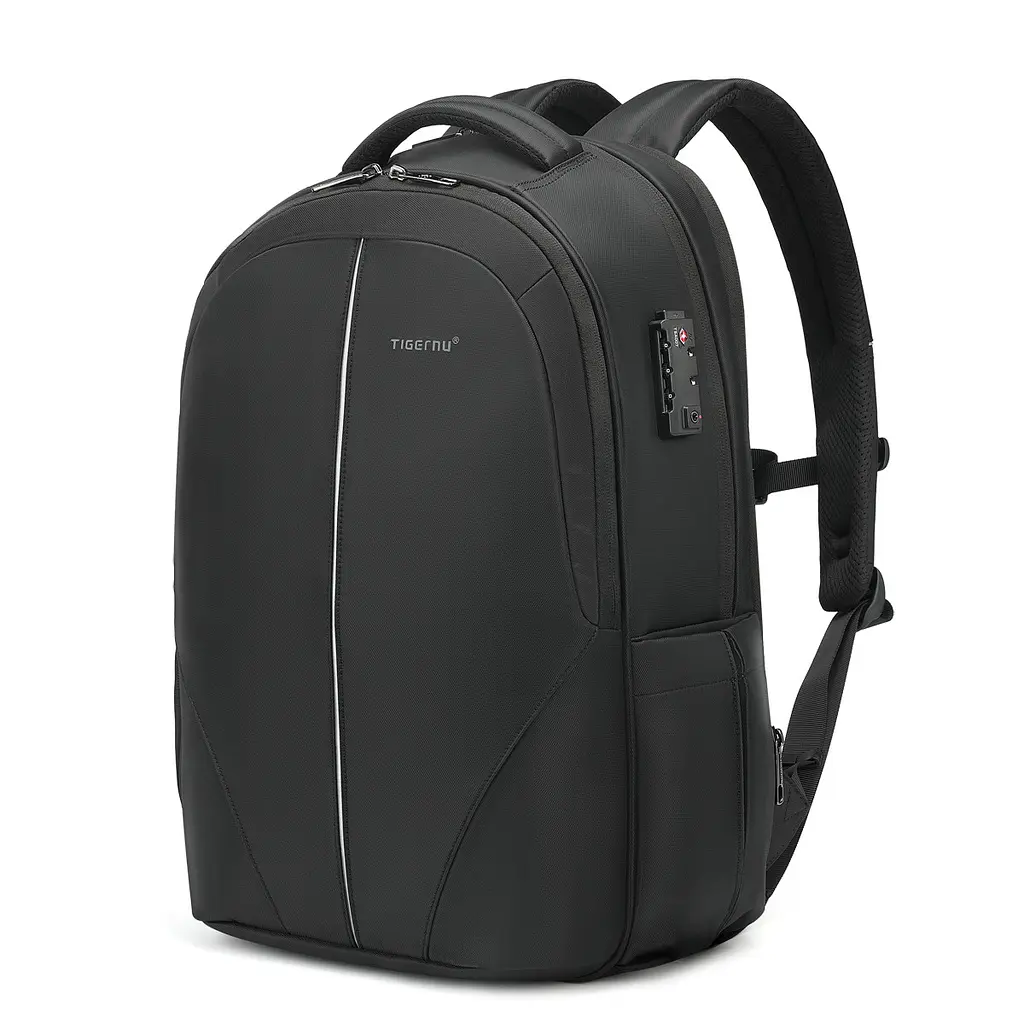 Рюкзак Tigernu T-B3105-3A з відсіком для ноутбука 15.6" та кодовим замком 22 л Black (16218) - фото 3