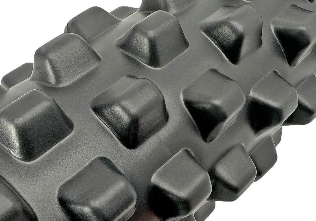 Масажний ролик EasyFit Grid Roller PRO 33 см Чорний (EF-2015-BK) - фото 3