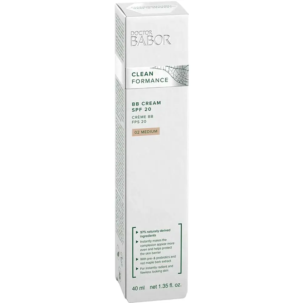ВВ-крем для обличчя Babor Doctor Babor Clean Formance BB Cream SPF 20, відтінок 02 Medium, 40 мл - фото 2