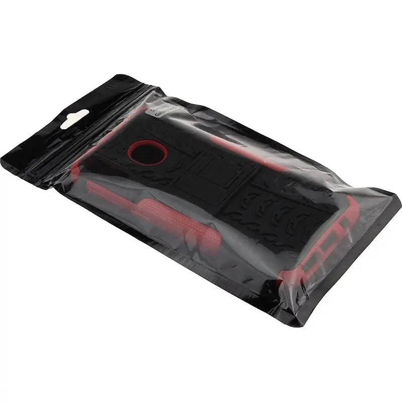Чохол-накладка Toto Dazzle Kickstand 2 in 1 Case Samsung Galaxy M20 Red - фото 2