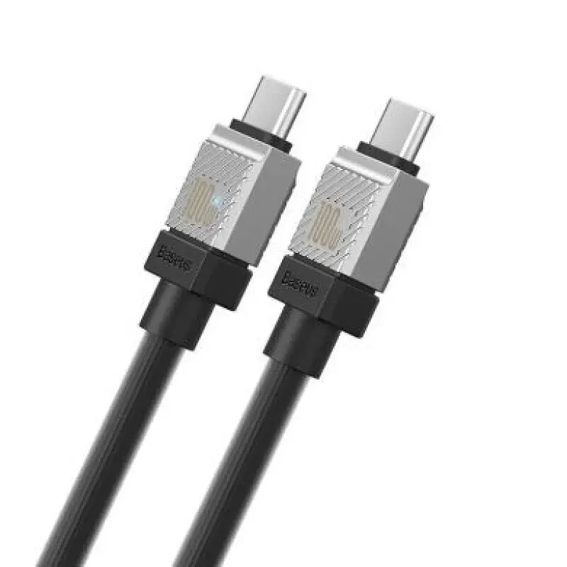 Кабель Baseus CoolPlay Series Fast Charging Cable Type-C to Type-C 100W 2m CAKW000301 Black - фото 3