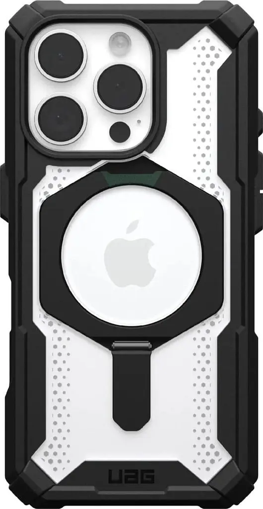 Оригінальний протиударний чохол для iPhone 16 Pro UAG Plasma XTE MagSafe Black 11447411404G з підставкою