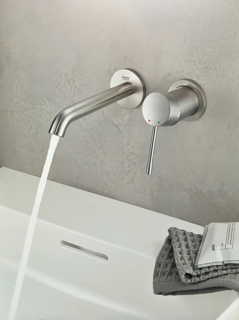Змішувач для умивальника на два отвори M-Size Grohe Essence 29192DC1 Хром матовий - фото 2
