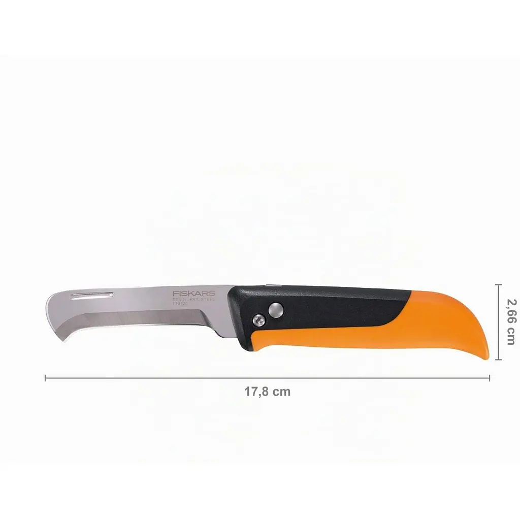 Садовий ніж складний Fiskars X-series K80 (1062819) - фото 2
