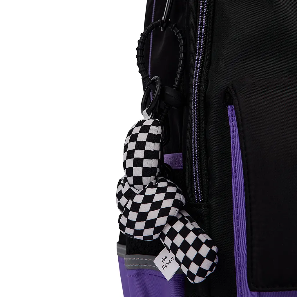 Рюкзак шкільний YES TS-48 Purple Hearts 45х31x15 см Чорно-фіолетовий (559923) - фото 8