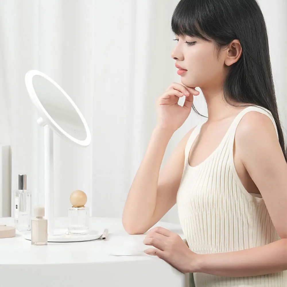 Дзеркало для макіяжу з LED підсвіткою Xiaomi DOCO DayLight Mirror 2.0 (XM001) - фото 9