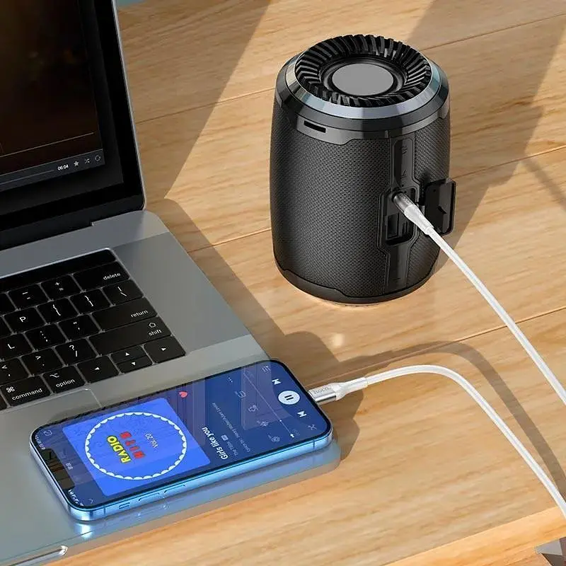 Кабель конвертер для iPhone - Hoco UPA26 Fresh digital audio conversion cable - 3.5 - Lightning - фото 5