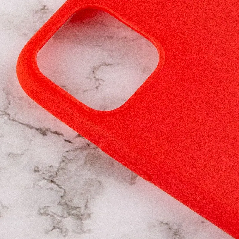 Силиконовый чехол Candy для Apple iPhone 14 Plus (6.7) Красный - фото 3