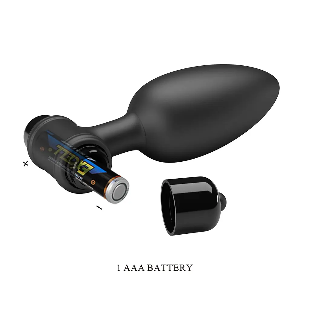 Аннальна пробка Mr. Play Vibrating Plug 11.8 см чорний - фото 6
