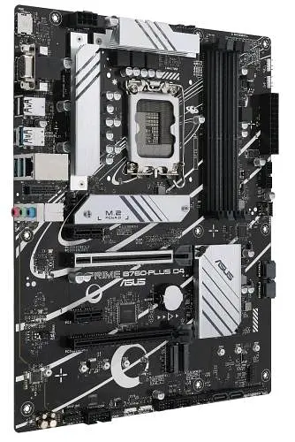 Материнська плата LGA1700, Asus PRIME B760-PLUS D4, B760, 4xDDR4, Int.Video(CPU), 4xSATA3, 3xM.2, 1xPCI-E 16x 5.0, 1xPCI-E 16x 4.0, 2xPCI-E 1x 3.0, 1xM.2 (Key E), Realtek 7.1, Realtek 2.5Gb, 6xUSB3.2/4xUSB2.0, VGA/HDMI/DP, ATX - фото 3