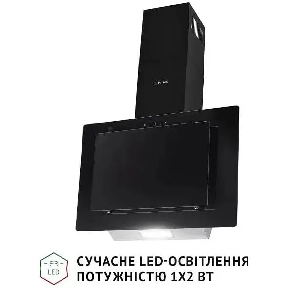 Вытяжка наклонная Perfelli DN 6142 BL LED - фото 3