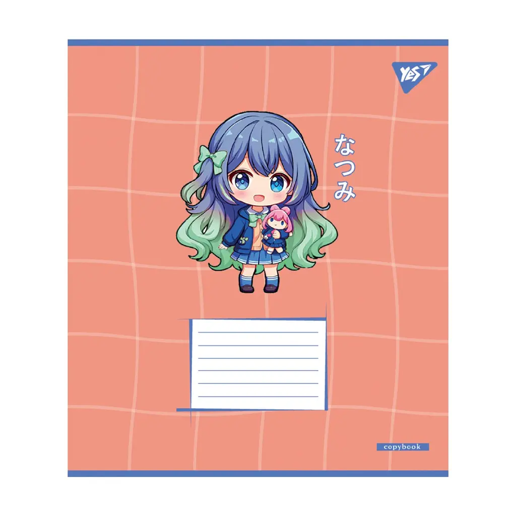 Зошит Yes Anime girls А5 12 аркушів лінія (767988), в асортименті - фото 6