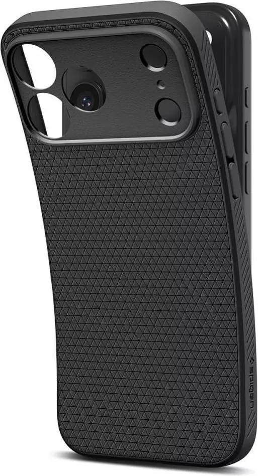 Чохол Spigen для iPhone 17 Pro Max, Liquid Air, Matte Black teh0019363 - фото 6