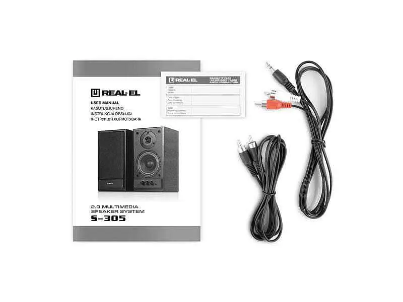 Колонки для комп'ютера REAL-EL S-305 Black - фото 8