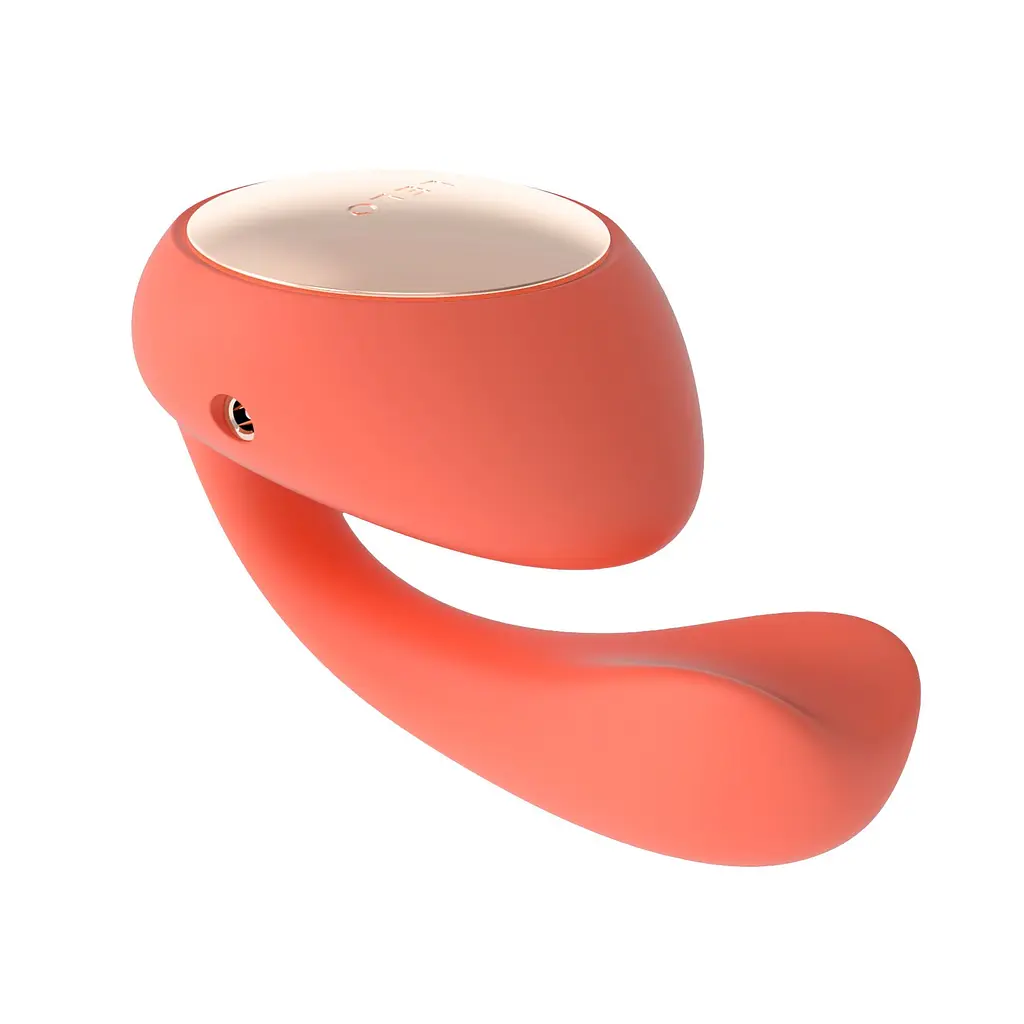 Смарт-вібратор LELO Ida Wave Coral Red, вагінально-кліторальний, технологія WaveMotion, 2 мотори - фото 4
