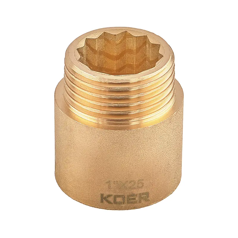 Подовжувач Koer Kf.E10-25.Wn - 1"-25мм без нікелю KR5671 - фото 2