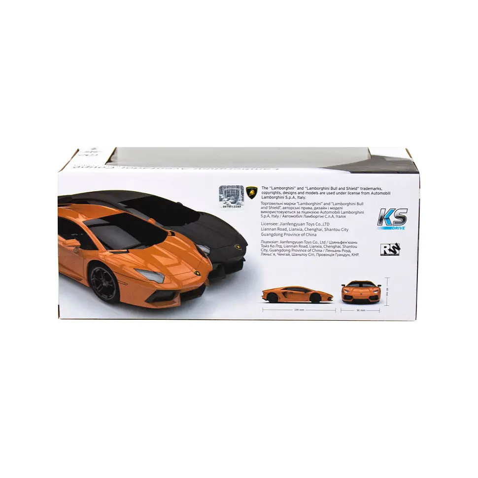 Автомобіль на радіоуправлінні LAMBORGHINI AVENTADOR LP 700-4 KS DRIVE 124GLBB світяться фари - фото 8