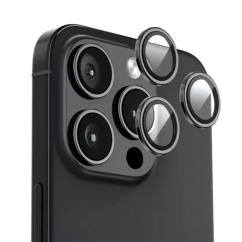 Захисне скло Metal на камеру для Apple iPhone 16 Pro Blueo teh0031379 - фото 3
