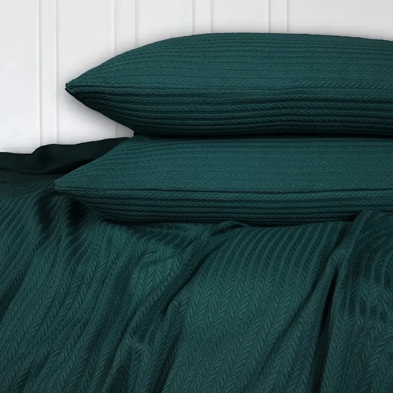 Покривало з наволочками MirSon №10-05 Arrowline Brown (2200010404395) - фото 3