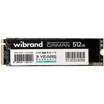 Накопичувач SSD M.2 2280 512GB Caiman Wibrand (WIM.2SSD/CA512GB) - фото 2