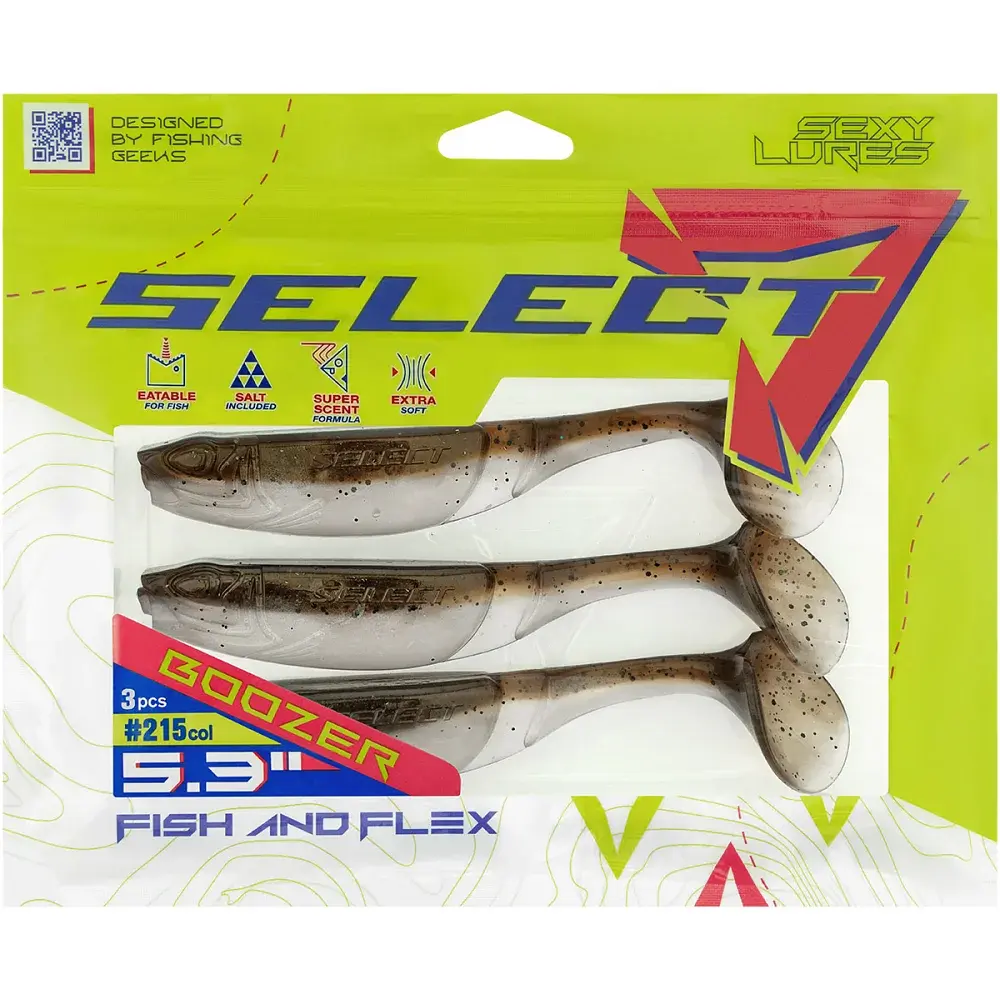 Силікон Select Boozer SE 5.3" 215 (3 шт/уп) - фото 2