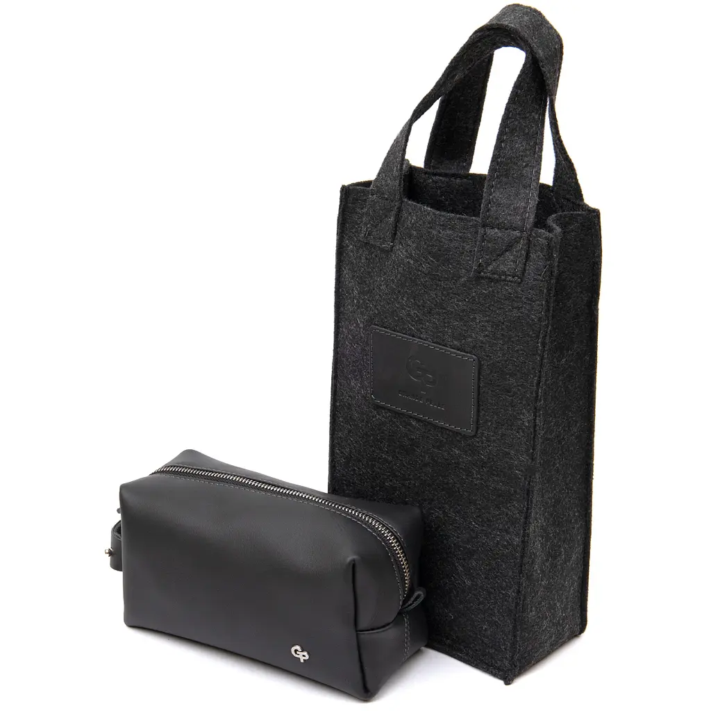 Кожаная мужская косметичка GRANDE PELLE 18х10х8 см acs0018593 - фото 5