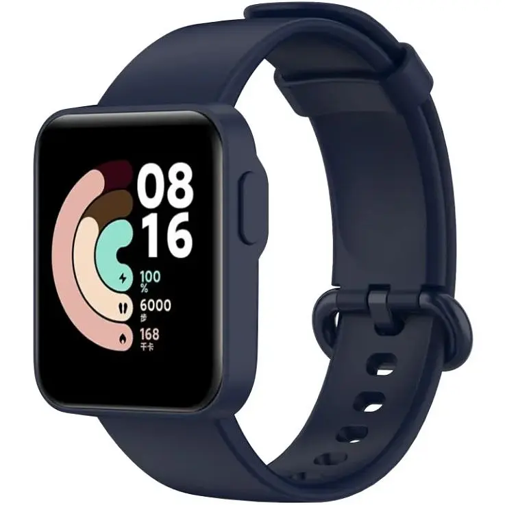Ремінець DK CDK Silicone Sport Band Classic для Xiaomi Redmi Watch (011912) (dark blue) - фото 3