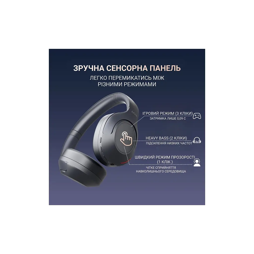 Навушники Fifine X3 Wireless Black (X3) - фото 6