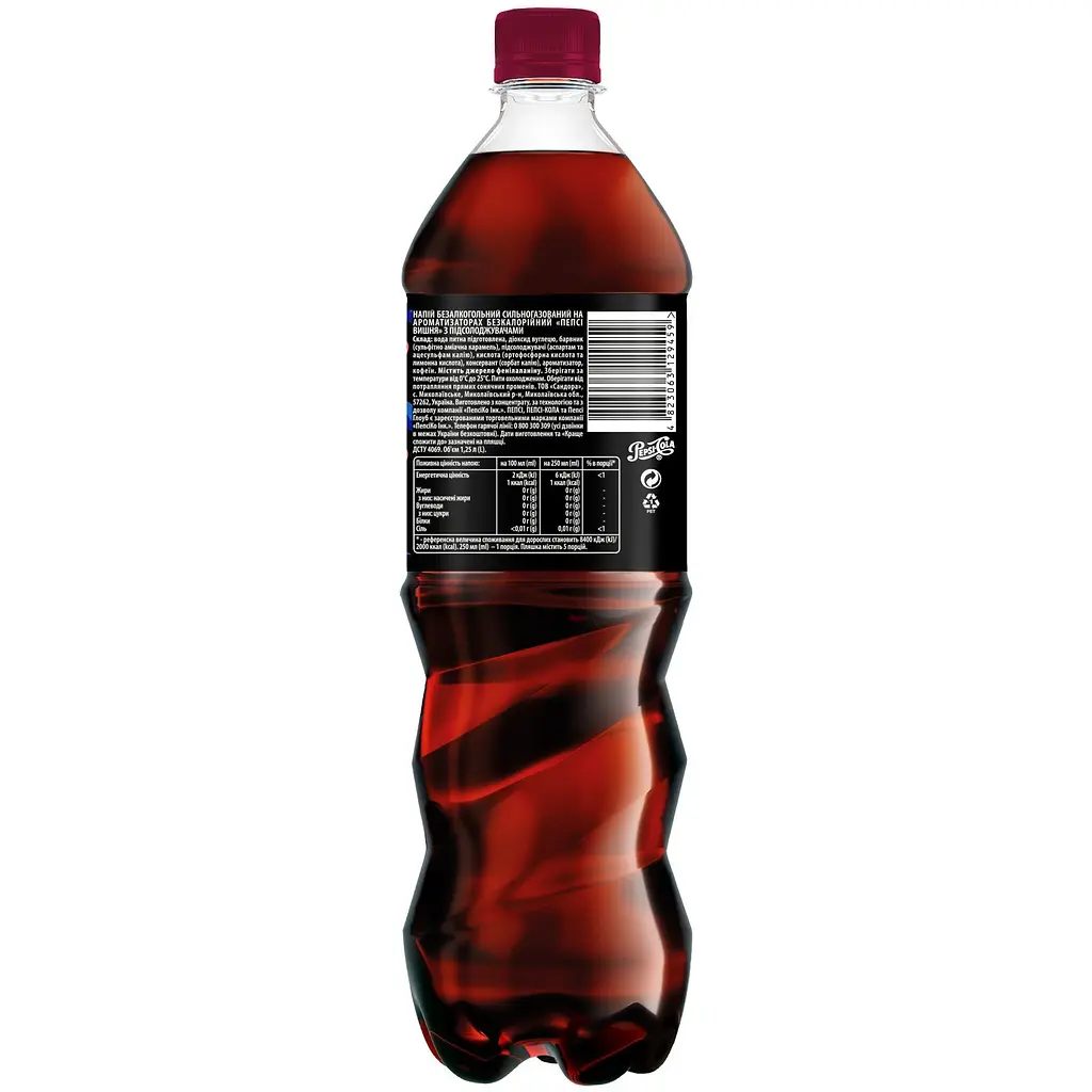 Напиток безалкогольный Pepsi Cherry сильногазированный 1.25 л - фото 4