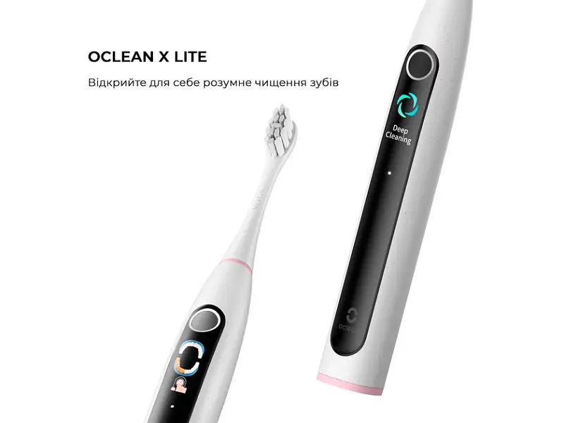 Електрична зубна щітка Oclean X Lite Grey - фото 2