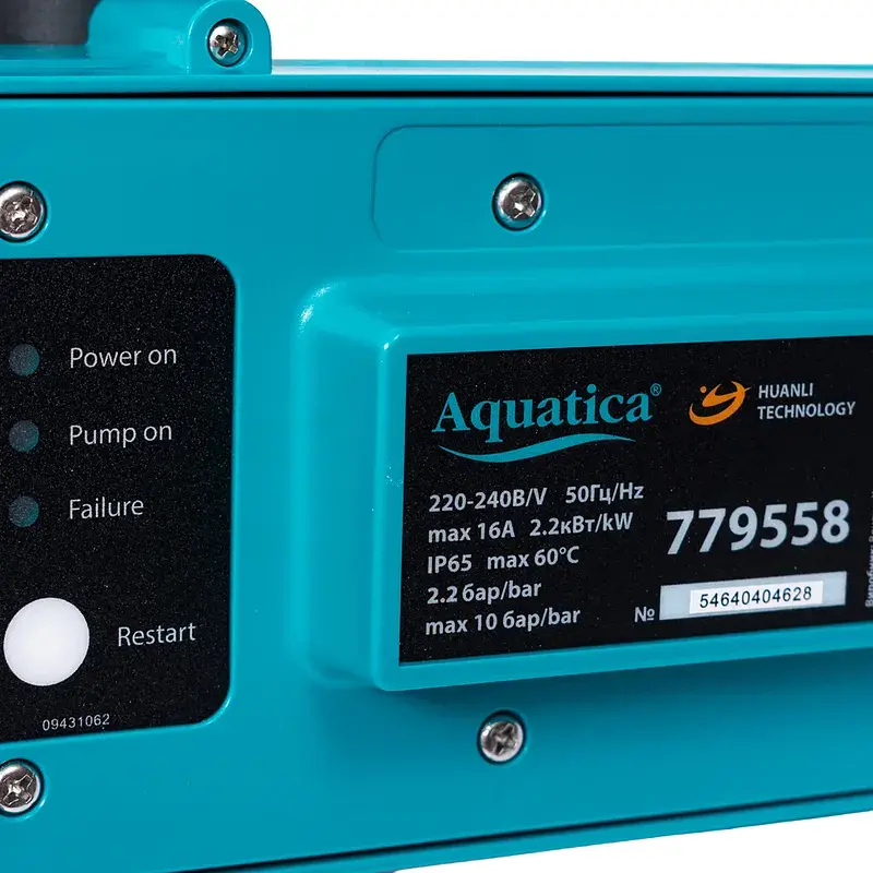Контролер тиску електронний 2.2кВт Ø1 1/4" AQUATICA (779558) - фото 8