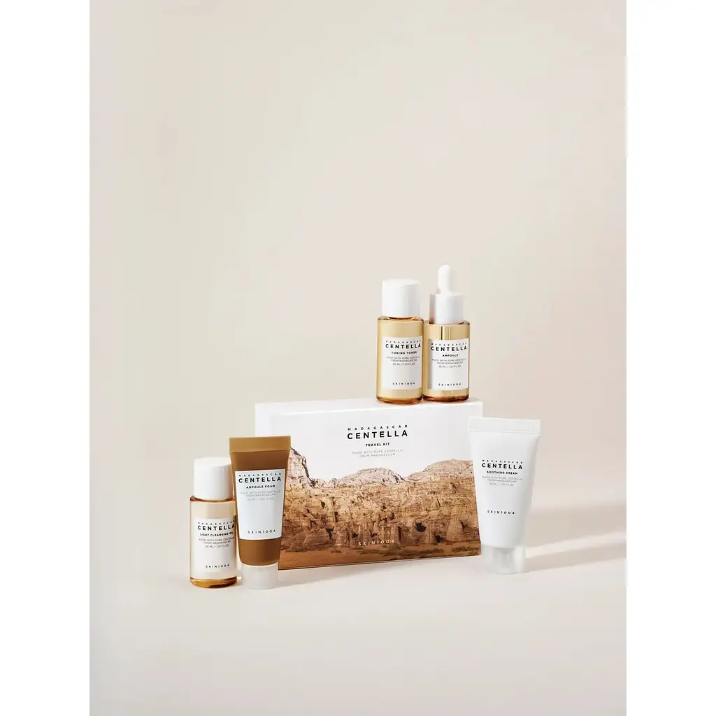 Набор успокаивающих средств с центелой: Skin1004 Madagascar Centella Travel Kit (New ver.) - фото 2