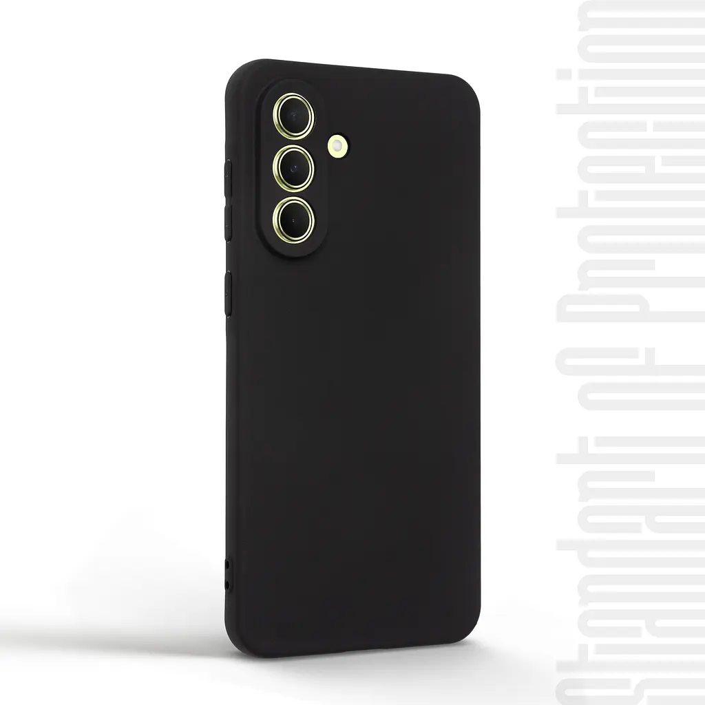 Чехол-накладка для смартфона Samsung Galaxy A56 5G, противоударный, силиконовый, термополиуретановый (ТПУ), с защитой камеры и корпуса, черный, защита всего корпуса, ArmorStandart (ARM82591) - фото 2