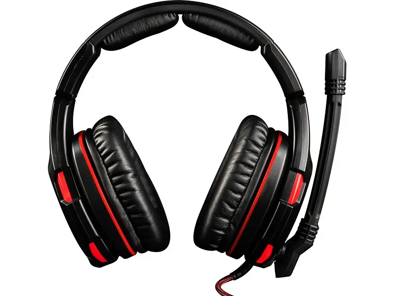 Наушники Modecom MC-832 Volcano Ghost Black-Red (S-MC-832-GHOST) - фото 4