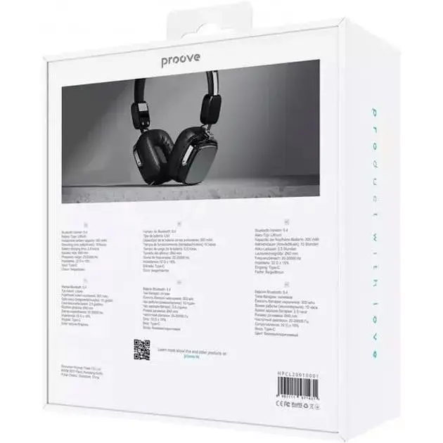 Беспроводные накладные наушники Proove 70's Classic II черные - фото 5