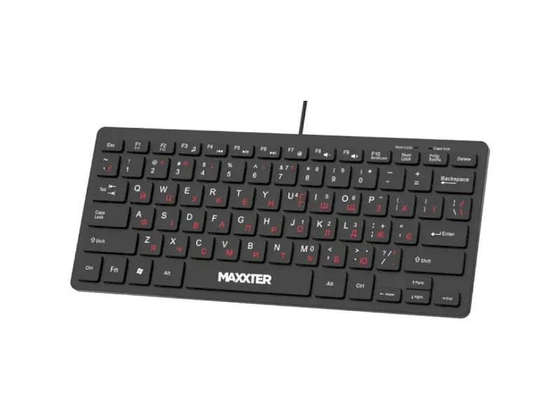 Клавіатура Maxxter KBM-C01B-UA Black - фото 2