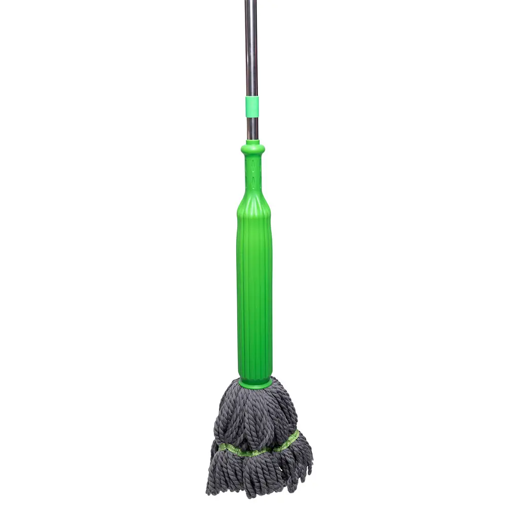 Швабра миття підлоги Household HP-35015-43 з мотузковим мопом 105 см Зелений - фото 5