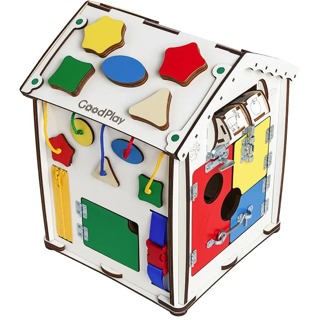 Развивающий центр GoodPlay Бизидом с подсветкой 35х28х28 см (B006) - фото 7