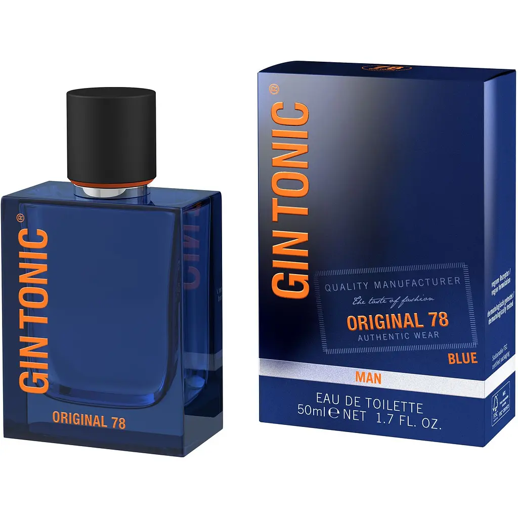 Туалетная вода для мужчин Gin Tonic Original 78 Blue 50 мл - фото 2