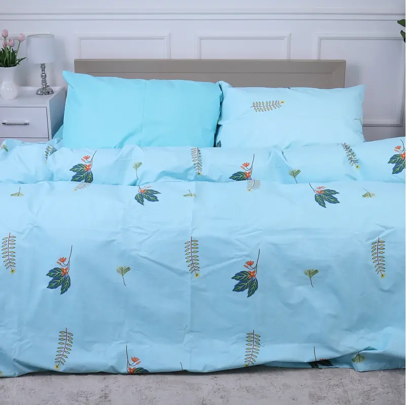 Підковдра MirSon 17-4736 Green leaves Ranforce Elite 110х140 см (2200008926472) - фото 2