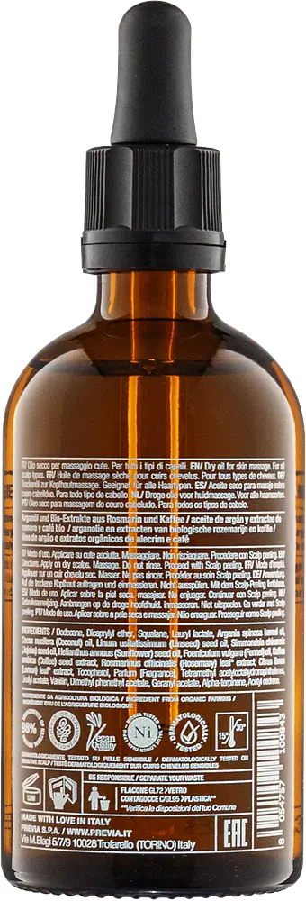 Масажна олія для шкіри голови Previa E7.01 Dry Scalp Massage Oil 100 мл - фото 5
