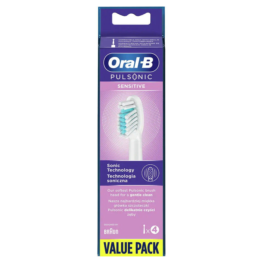Насадки для электрической зубной щётки Oral-B Pulsonic Sensitive, 4 шт. - фото 3