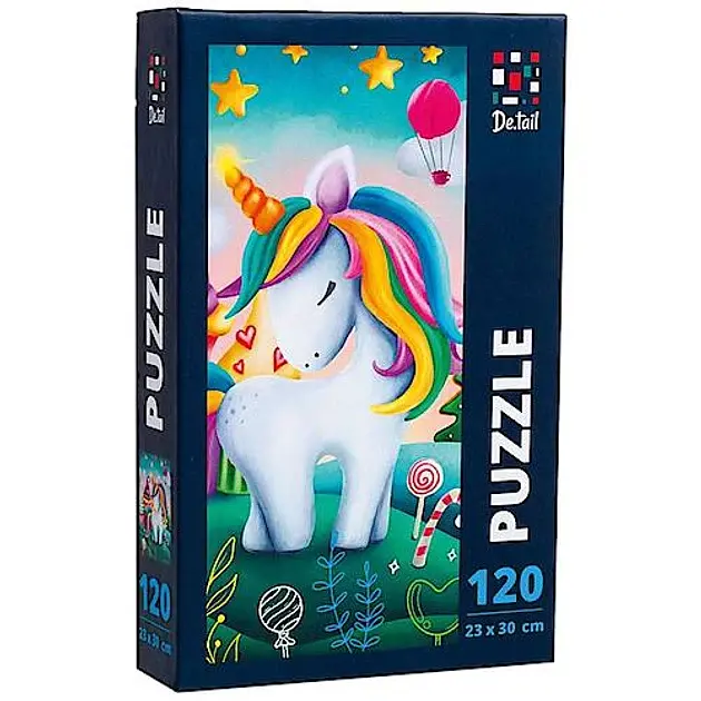 Пазли "Little cute unicorn", 120 елем. De.tail