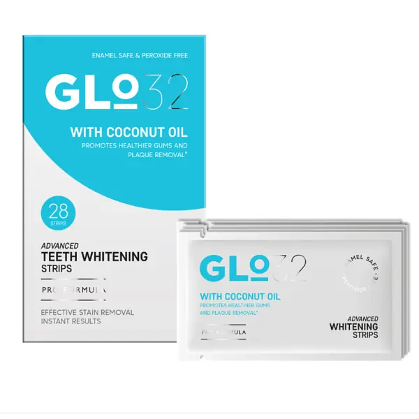 Смужки відбілюючі GLO32, Weekender Whitening Strip, 28 шт
