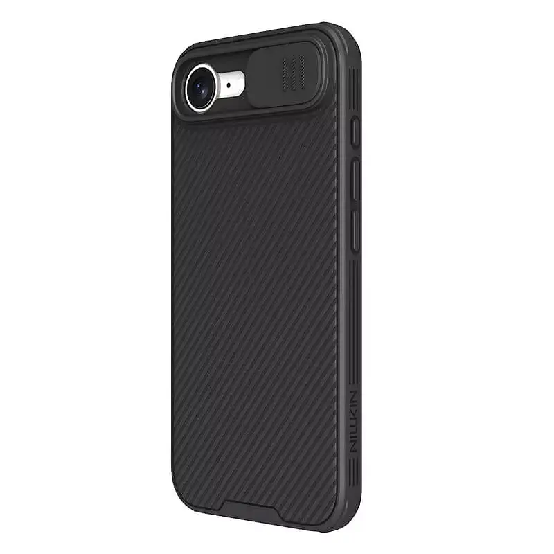 Карбонова накладка Nillkin CamShield Pro для Apple iPhone 16e / 17e (6.1) Black - фото 2