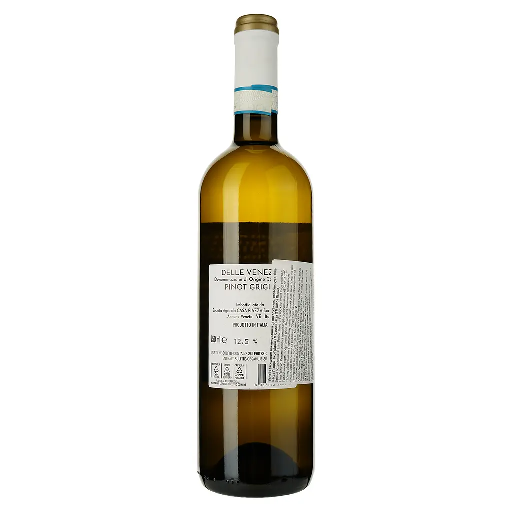 Вино Casa Piazza Pinot Grigio біле сухе 0.75 л - фото 2