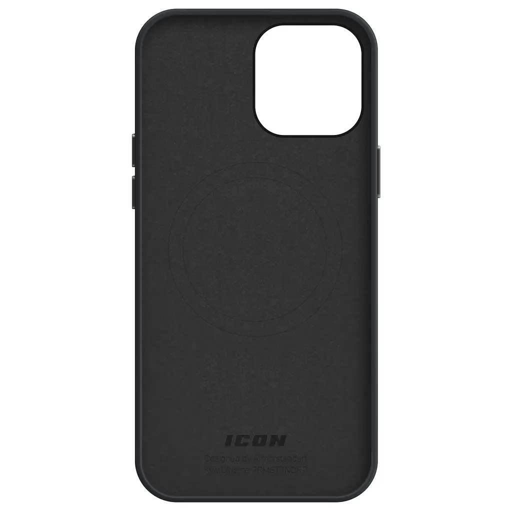 Силиконовый чехол с MagSafe для Apple iPhone 14 Pro Max, ICON2 MagCase, черный, противоударный, панель с мягкой подкладкой, защита всего корпуса, поддержка беспроводной зарядки, совместим с защитными стеклами и пленками, ArmorStandart (ARM68413) - фото 2
