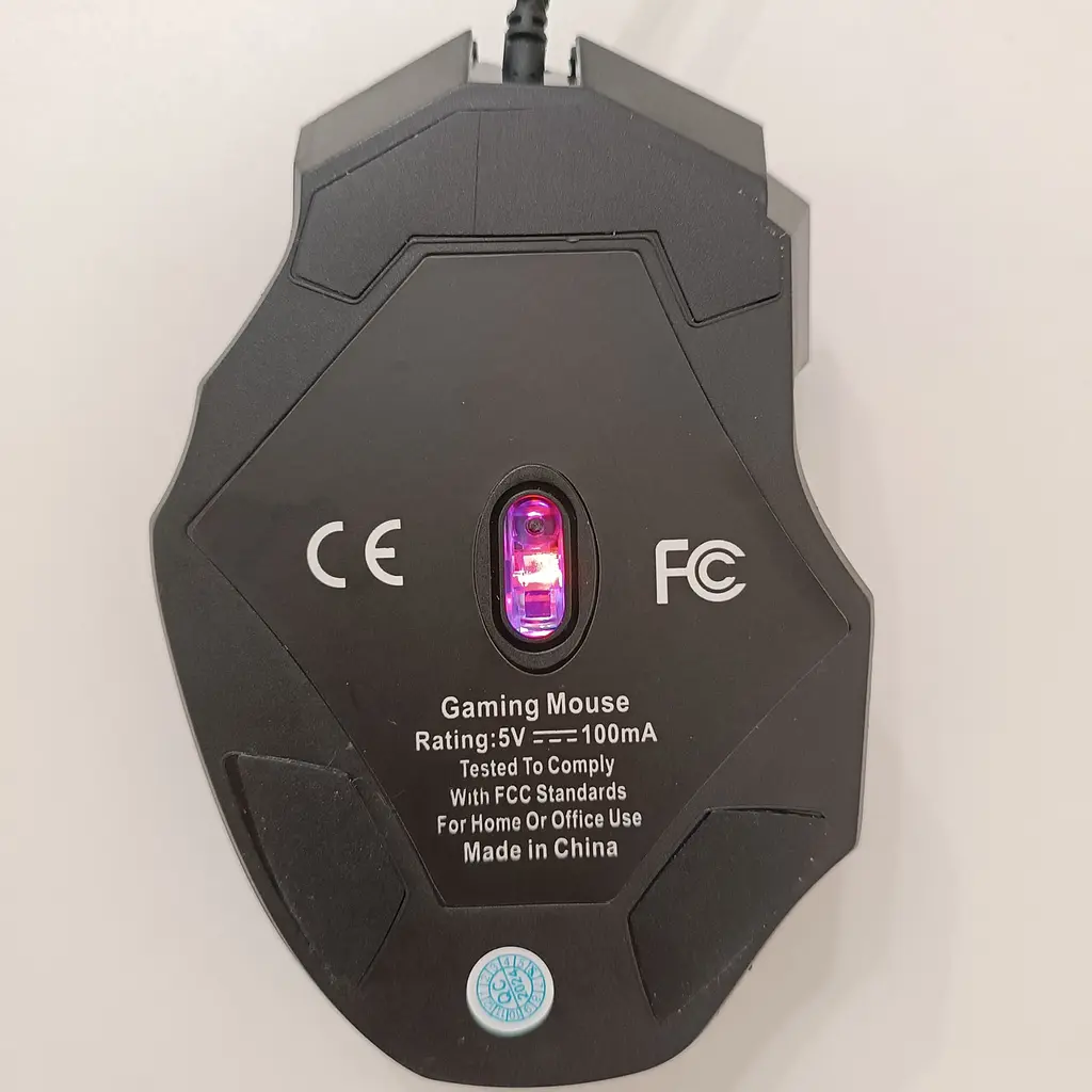 Ігрова мишка G6 дротова USB 135 см велика з автоклікером - фото 9