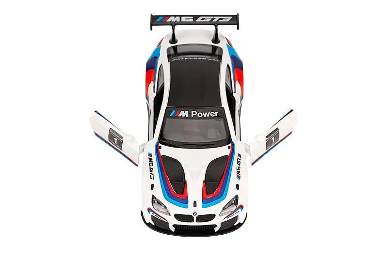 Іграшкова машинка гоночна BMW M6 GT3 1:44 Автопром металева 4368, в коробці 14,5х6,5х7см - фото 3
