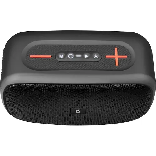 Колонка портативна Defender Q5, Black, 20 Вт, Bluetooth 5.3, TWS, FM-приймач, Hands Free, LED підсвічування (9 режимів), AUX / USB / microSD, Type-C, 2400 mAh, IPX5 (65305) - фото 5
